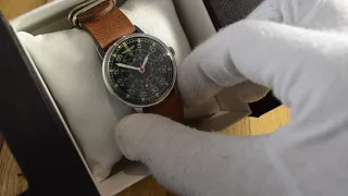 Pobeda Aviator 1960s watch. Vintage mens watch