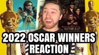 2022 Oscar Winners Live Reactions