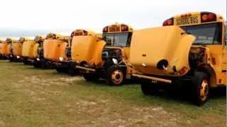 45 School Buses To be Sold at Online Public Auction by Atkinson Auctioneers .MOV
