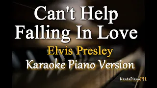 Can't Help Falling In Love - by Elvis Presley (Karaoke Piano Version)