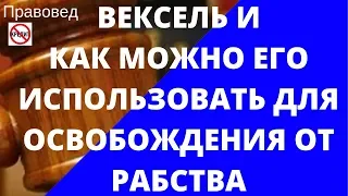 ВЕКСЕЛЬ И КАК МОЖНО ЕГО ИСПОЛЬЗОВАТЬ ДЛЯ ОСВОБОЖДЕНИЯ ОТ РАБСТВА