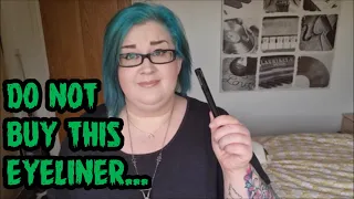Do not buy this eyeliner...(Maybelline Tattoo Liner - 36 hour wear?)