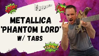 Metallica Phantom Lord Guitar Lesson + Tutorial