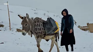 Living in a cave in the coldest winter of Afghanistan | A remote and extremely cold village