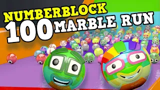 One Hundred Numberblocks Marble Run!