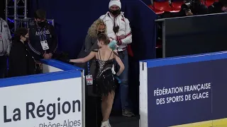 Alena KOSTORNAIA   SP   Grand Prix   Internationaux de France 2021