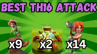 6 TRIPLES IN LEGENDS LEAGUE WITH THE BEST TH16 ATTACK | 2 OVERGROWTH ROOT RIDER VALK GROUND ATTACK