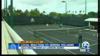 Locals react to Serena Williams performance at the Olympics
