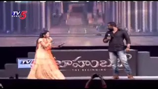 Prabhakar Shows his Dangerous KALAKEYA Performance at Baahubali Audio Launch | TV5 News