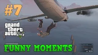 GTA V - Funny Moments #7 - Cars on the Cargo Plane