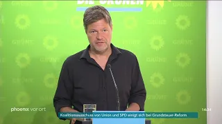 Robert Habeck zur Einigung des Koalitionsausschusses beim Thema Klimaschutz am 17.06.19