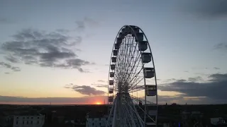 Great Yarmouth Sea Front,s new Big Wheel