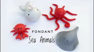 Fondant Under the Sea, Sea Animals tutorial