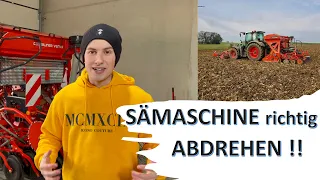 Sämaschine abdrehen? So wird's gemacht! I Lehrvideo