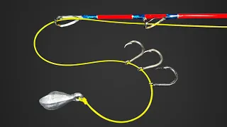 How to make a chain of fishing hooks First Aired On YouTube platform