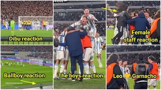 Crazy reaction of fans, players and staff after Lionel Messi scored a free kick goal vs. Ecuador 🐐🇦🇷