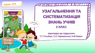 Урок 175 Узагальнення та систематизація знань учнів | ДОВКІЛЛЯ | ЯДС Гільберг @videopresentazii