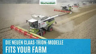 Fits Your Farm: Neue CLAAS-Mähdrescher Trion | Landtechnik & Landmaschinen