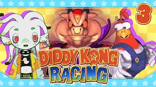 jal plays: diddy kong racing (n64) #3 - conquering my pig rival as a chicken