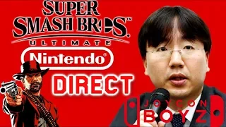 Smash Ultimate 32 Players Online - Nintendo Direct Nov 8 - Banjo Kazooie Trademark - Red Dead 2