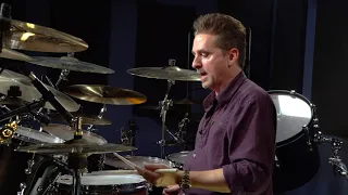 Todd Sucherman "Down-Tap-Up" Moeller explanation from Rock Drumming Masterclass from Drumeo