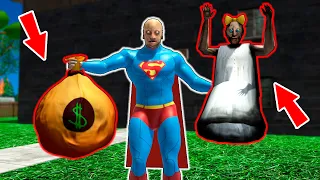 Grandpa Superman vs Granny vs Money - funny horror animation parody (p.199)