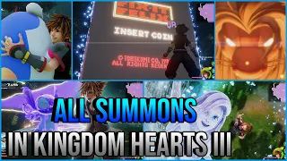 Every Summon in KINGDOM HEARTS III