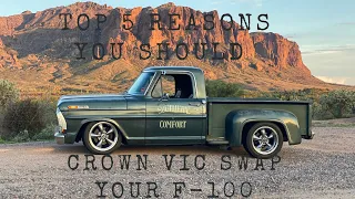 Top 5  Reasons You Should Buy a Crown Vic Swapped F100 or Swap Your F100 to a Crown Vic Chassis