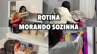 2 DIAS COMIGO MORANDO SOZINHA/ comprinhas/ faxina na casa