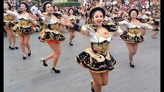 Chicas baile Saya Caporales 2019 (Virgen de la Candelaria) - Lima Perú