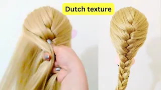 Braiding|Dutch weave hair from on | Hair weaving in an easy way