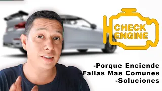 Porque Enciende El Check Engine y Como Solucionarlo