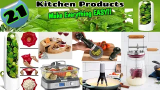 21 BEST KITCHEN GADGETS | Latest Kitchen Products from Amazon | Kitchen Tools▶️Make Everything EASY!