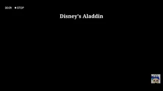 Disney's Aladdin (SNES) Game Over