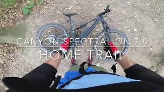 Testfahrt: Canyon SPECTRAL:ON 7.0 auf meinem alten Home Trail