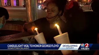 Candlelight vigil held for George Floyd