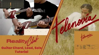 Tutorial Reality Club - Telenovia Chord, Lead and Solo Tab (Guitar Cover)