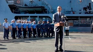 President Obama Delivers Remarks in Manila Harbor