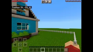 Hello neighbor minecraft pocket edition alpha 2 recreation my map(texture pack)