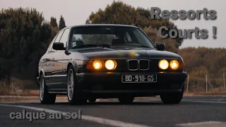 [BMW 525 tds E34] Installer des Amortisseurs et Ressorts Courts