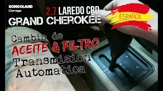 Jeep Grand Cherokee 2.7 CRD Problema en Transmision [ Cambio de Filtro & aceite ] @ Songoland Garage