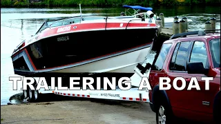 TRAILERING A BOAT