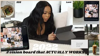 HOW TO Make A Digital Vision Board FOR 2022 THAT ACTUALLY WORKS| Reset for 2022 |  On the iPAD