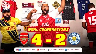 Arsenal 4-2 Leicester City | Fan reactions | Gabriel Jesus xhaka Martinelli