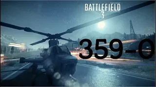 Battlefield 3 heli gameplay. Gunner score: 359-0 by veptaras