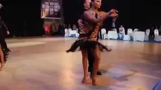 Salome Chachua & Max Ryzhykov    Cha Cha Cha   Champions of Georgia 2015