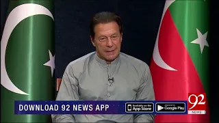 Chairman PTI Imran Khan's Exclusive Interview on 92 News HD with Moeed Pirzada