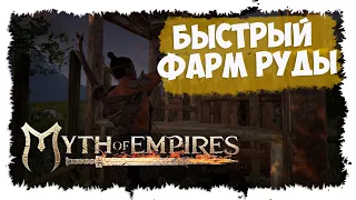 MYTH OF EMPIRES ►  МИНИ-ГАЙД ► АВТОМАТИЗАЦИЯ ДОБЫЧИ РУДЫ ► БЫСТРЫЙ ФАРМ ► КАК ПОСТРОИТЬ РУДНИК