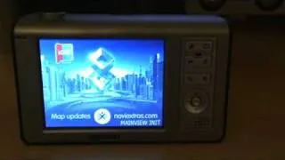 Progress logo on Igo8 startup screen 320 x 240 on Medion PNA175