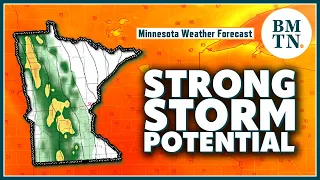 Tracking strong storm potential early next week in Minnesota